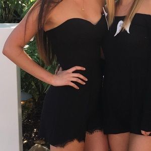 Beautiful Black Bebe Romper
